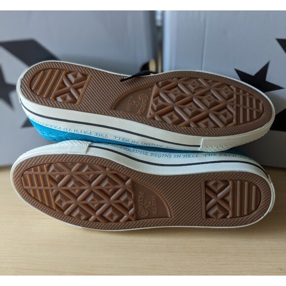 Converse Sean Pablo One Star Pro x Paradise Rapid Teal Unisex Suede Shoes W9.5 - Picture 12 of 14